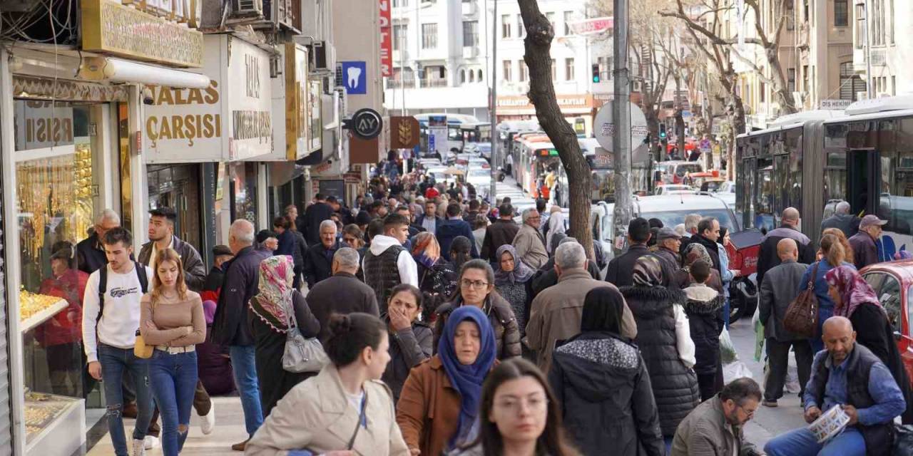 Başkentteki Bayram Telaşı Havadan Görüntülendi