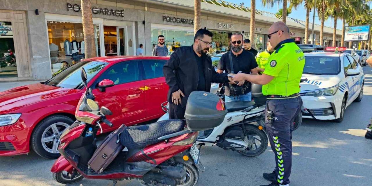 Kuşadası’nda Motosiklet Sürücülerine Denetim