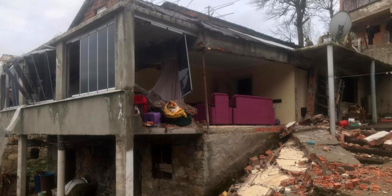 Trabzon’da Tüpten Kaynaklı Patlama Nedeniyle 1 Kişi Yaralandı