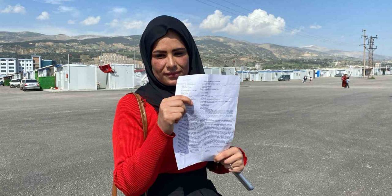 Altınları Çalınan Depremzede Kadın Hırsızların Yakalanmasını İstedi