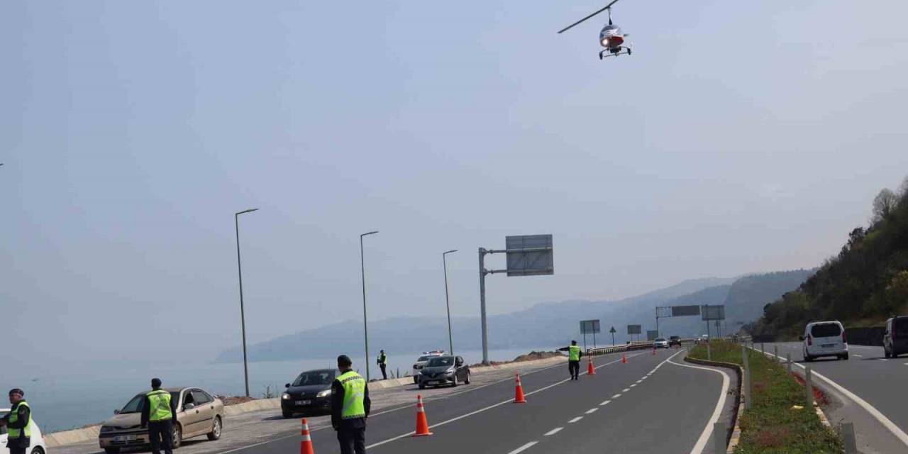 Jandarma’dan Helikopter Dronlu Denetim