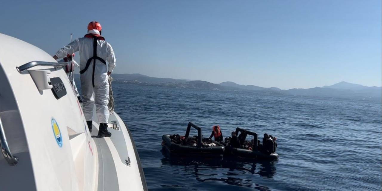 Aydın’da 1 Günde 68 Düzensiz Göçmen Kurtarıldı