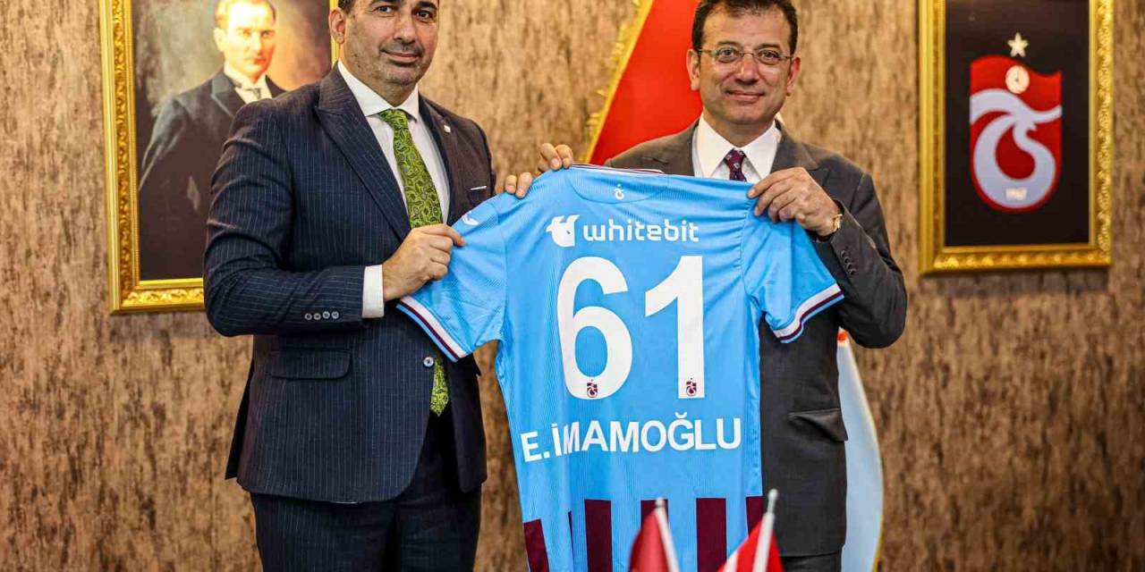 Ekrem İmamoğlu, Trabzonspor’u Ziyaret Etti