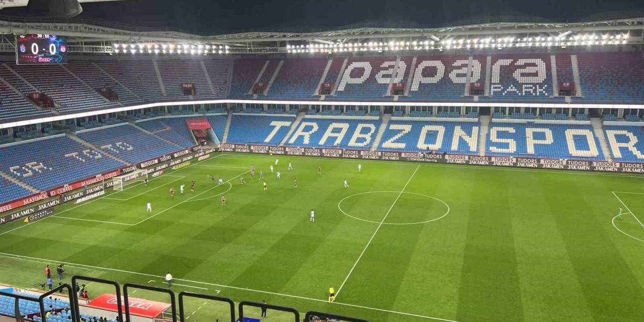 Trendyol Süper Lig: Trabzonspor: 0 - Sivasspor: 0 (İlk Yarı)