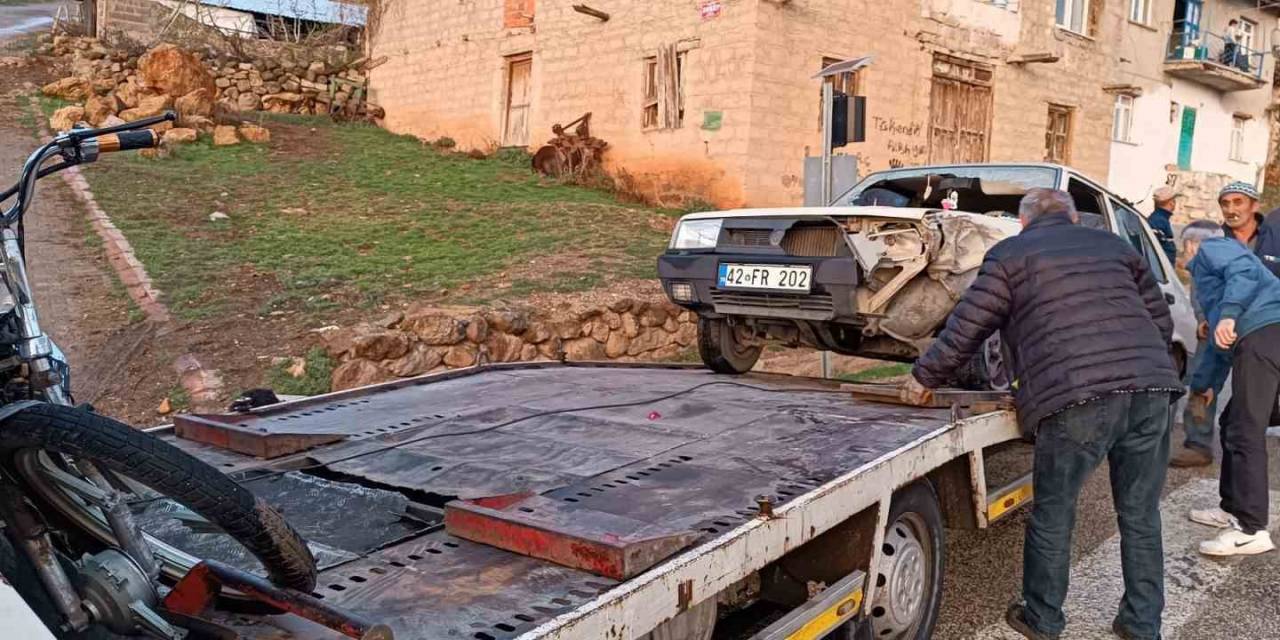 Otomobil İle Motosiklet Çarpıştı: 1 Yaralı