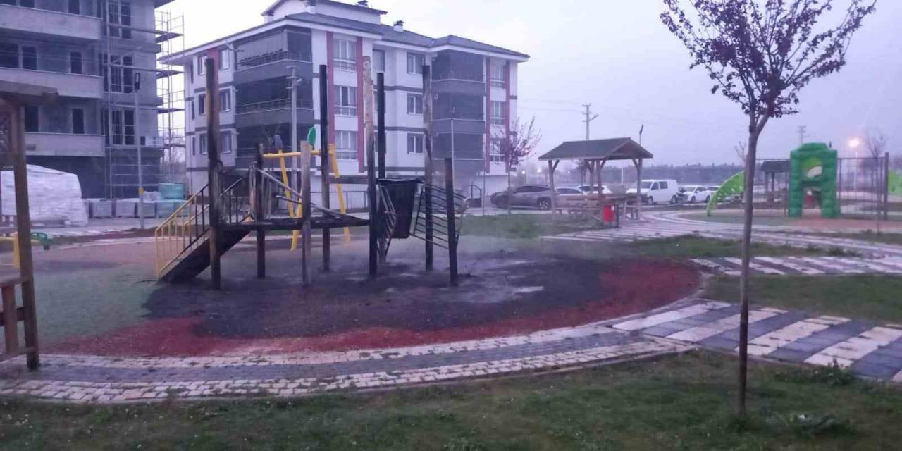 Parkı Kundaklayan Genç Yakalandı