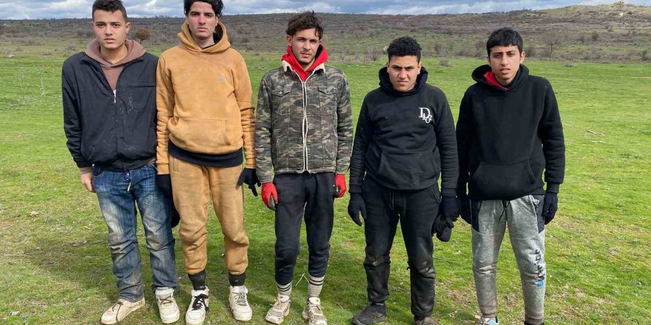 Edirne’de Bulgaristan’a Kaçamaya Çalışan 5 Mısırlı Kaçak Göçmen Yakalandı