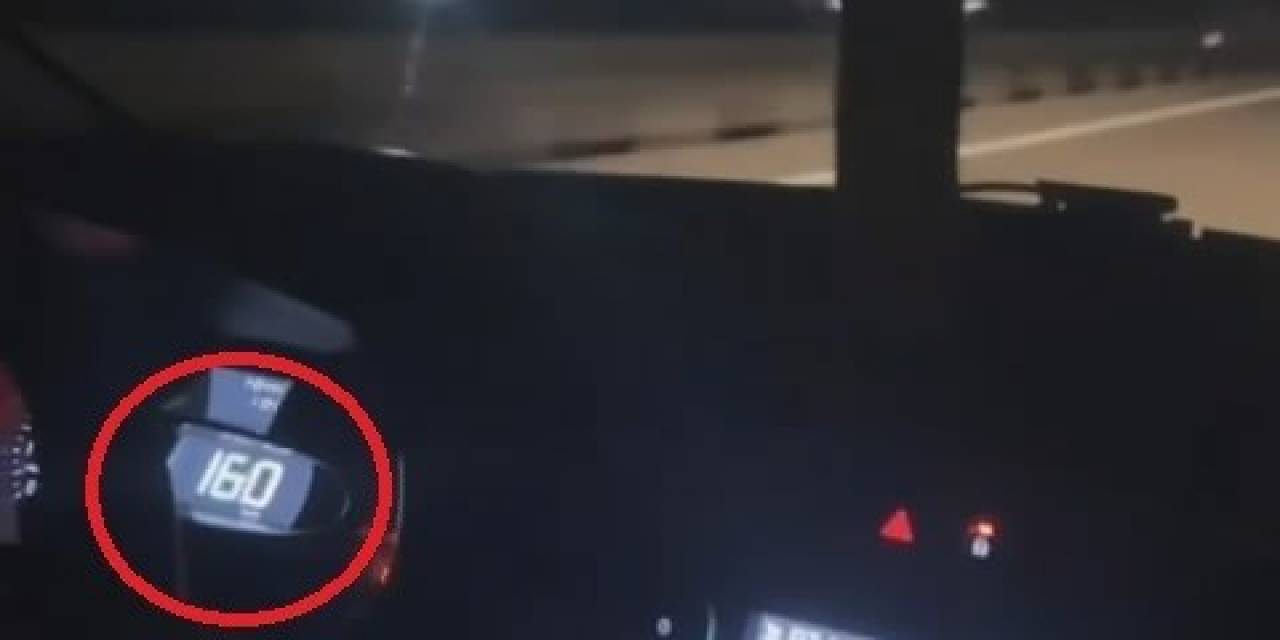 Otobanda Son Sürat Giden Otomobilin Karşısına Taksi Çıktı