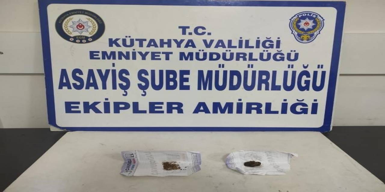 Kütahya’da Bekçiler Bir Kişinin Üzerinde Uyuşturucu Ele Geçirdi
