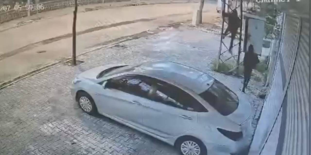 Siverek’te Trafo Kablolarını Çalan Hırsızlar Güvenlik Kamerasına Yakalandı