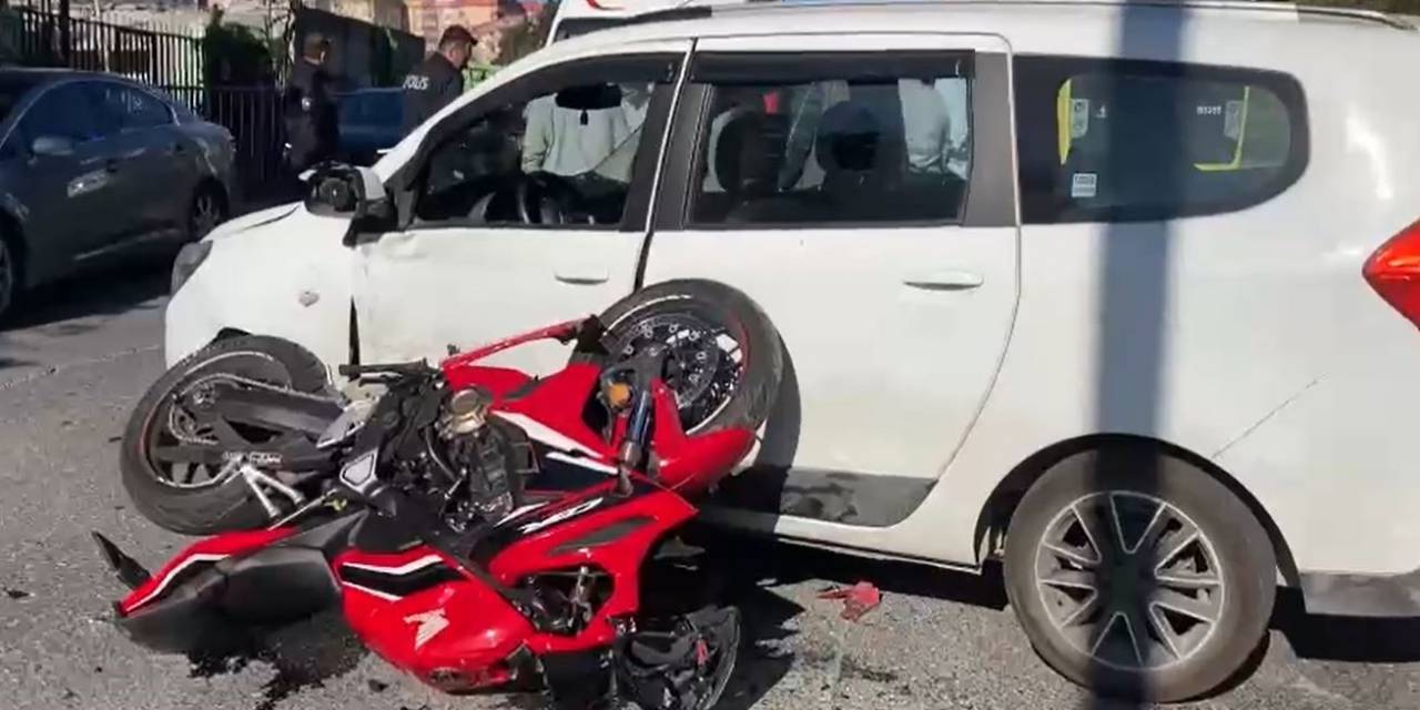 Beylikdüzü’nde Motosiklet Kazası: 1 Yaralı