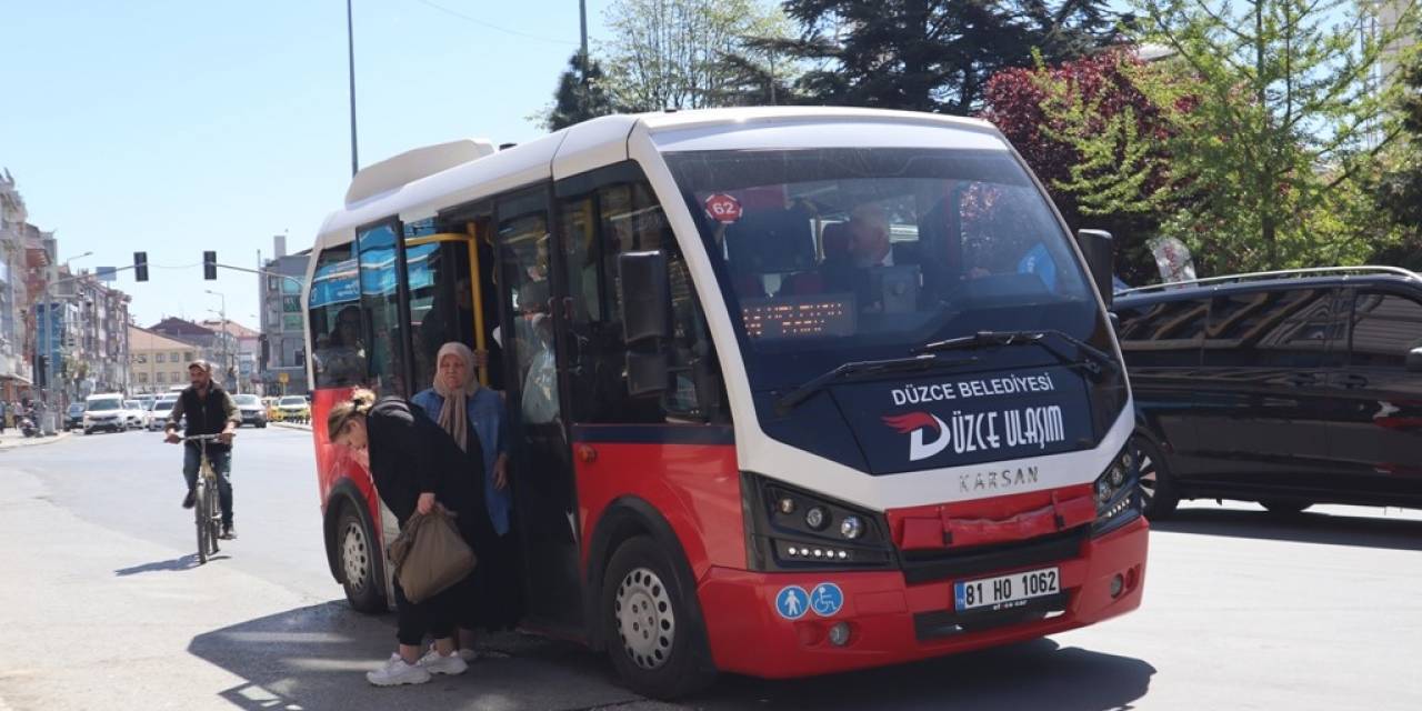 Düzce’de Bayram Boyunca 120 Bin Kişi Ücretsiz Seyahat Etti