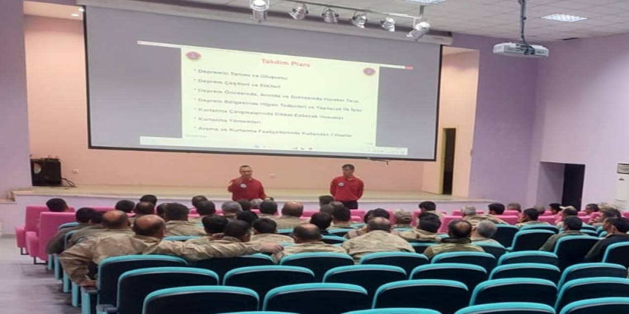 Güvenlik Korucularına Yönelik Afet Farkındalık Eğitimleri Devam Ediyor