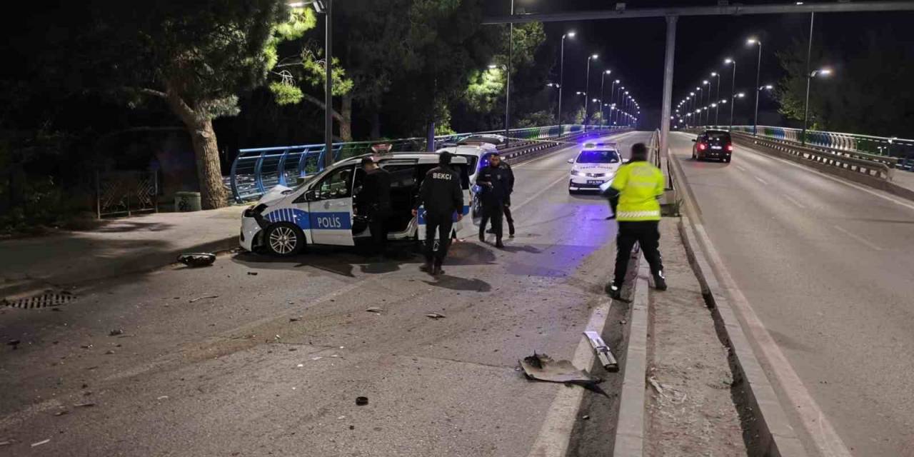 Silahlı Yaralama Olayından Kaçarken Polise Çarptılar: 2 Polis Yaralandı