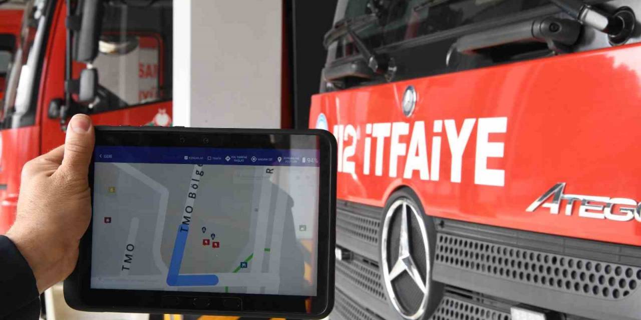 Samsun İtfaiyesine Teknoloji Desteği: Olay Yerine Daha Hızlı Ulaşacak