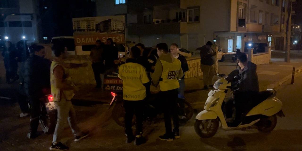 Gelibolu’da Motosiklet Sürücülerine Denetim