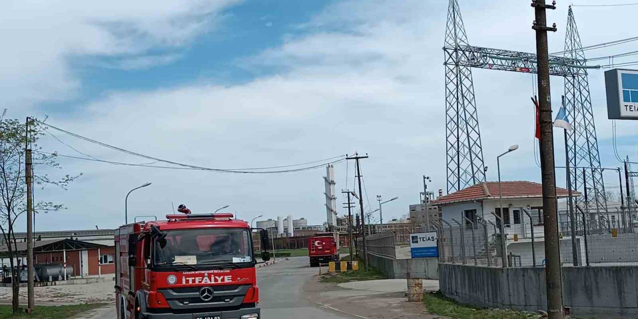 Samsun’da Fabrikada Yangın Paniği