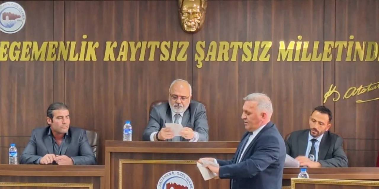 Ardahan’da İl Genel Meclis Başkanı Seçildi