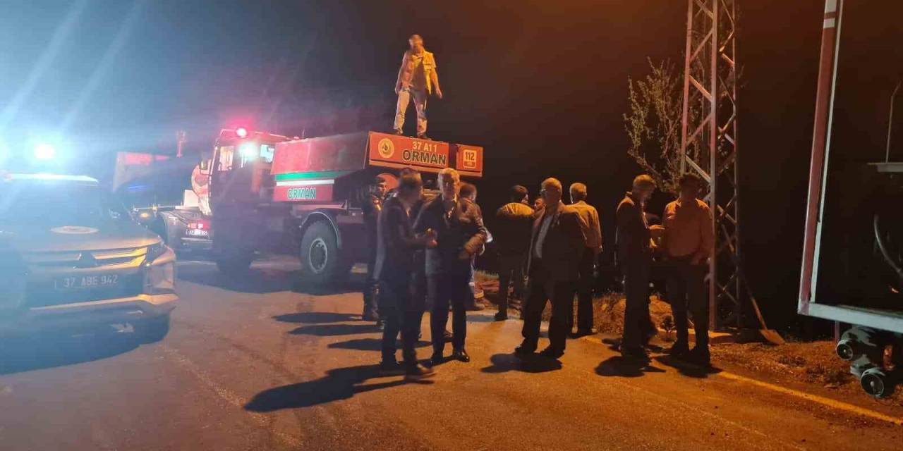 Ormanlık Alanda Çıkan Yangın Büyümeden Söndürüldü