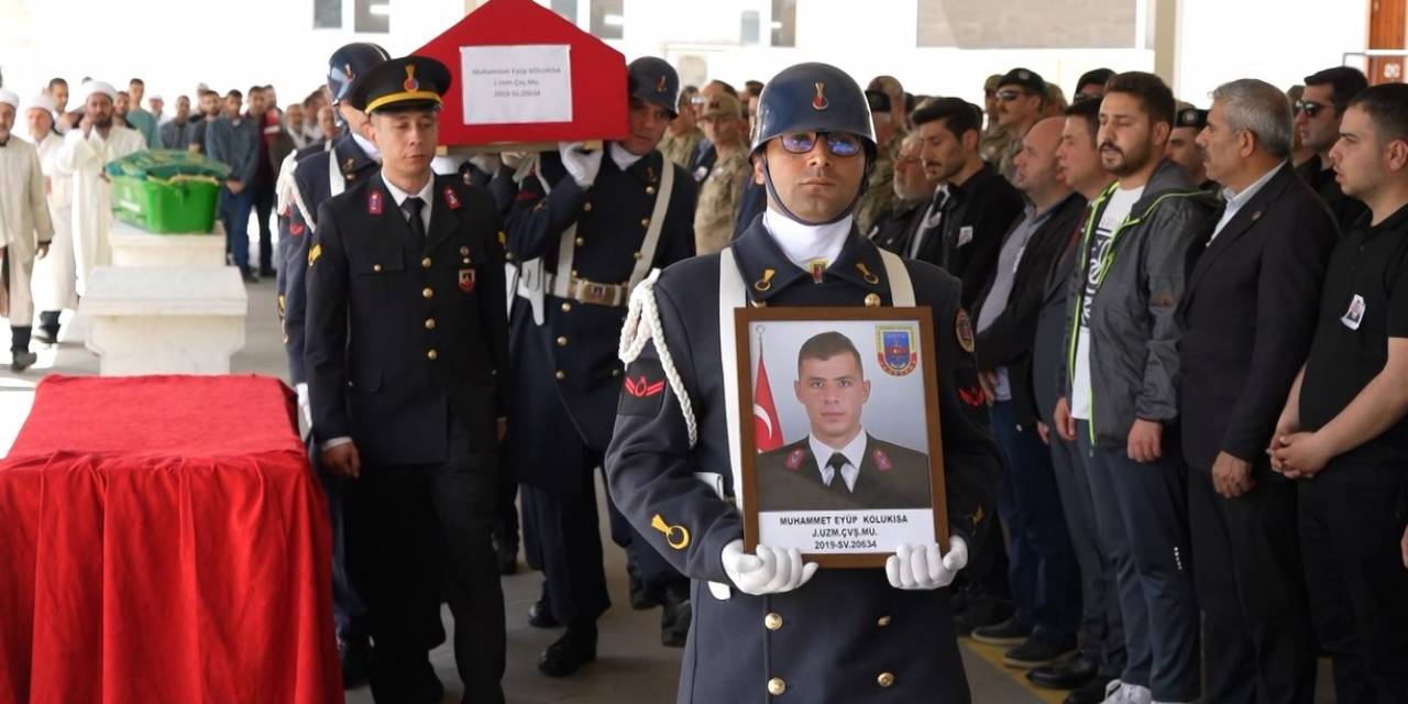 Görevi Başında Kalp Krizi Geçiren Uzman Çavuş Son Yolcuğuna Uğurlandı