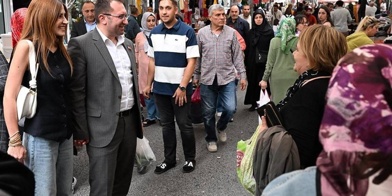 Gaziosmanpaşa Belediye Başkanı Bahçetepe’den Pazar Yeri Ziyareti