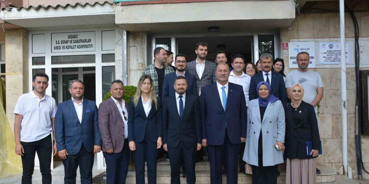Ak Parti İl Başkanı Aydemir’den Başkan Göksel’e Ziyaret