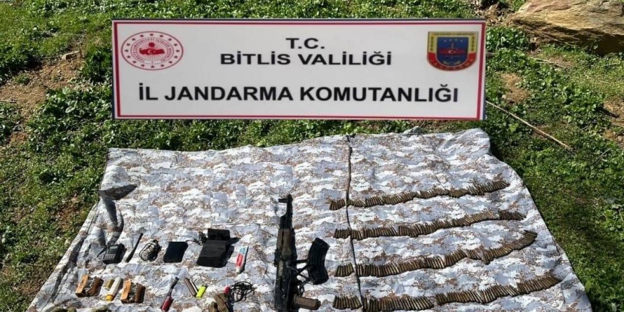 Bitlis’te Silah Ve Mühimmat Ele Geçirildi