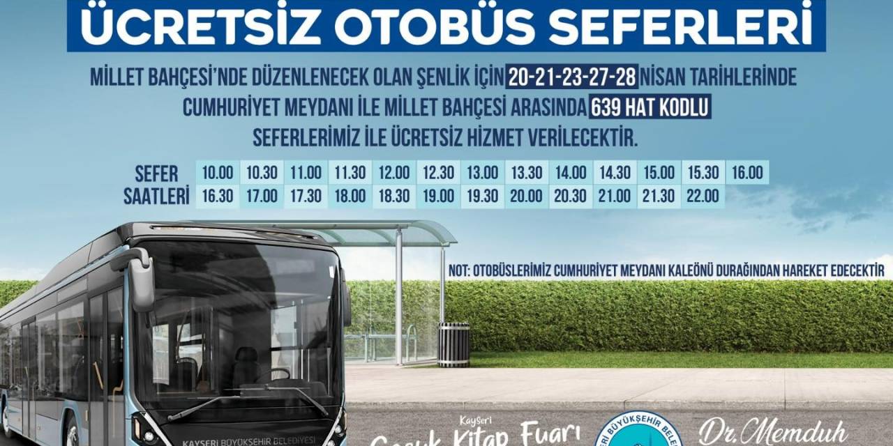 Çocuklara Özel Şenliği’e Ücretsiz Ulaşım İmkânı