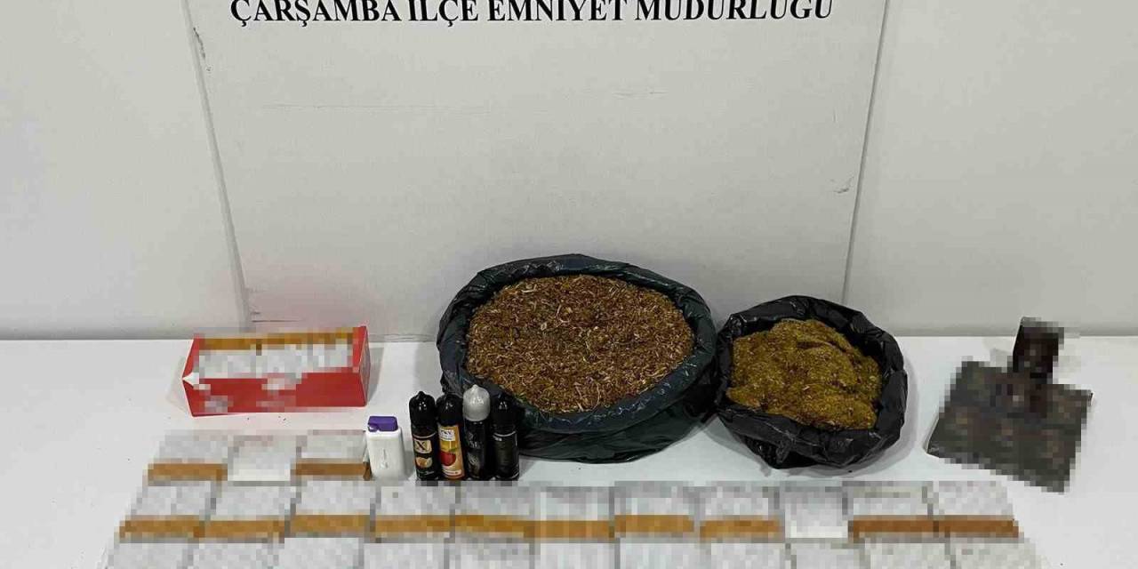 Samsun’da Kaçak Tütün Mamulleri Ele Geçirildi
