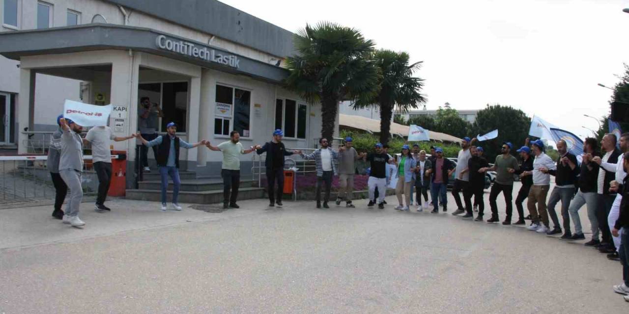 Contitech İşçilerinden ‘Keyfi İşten Çıkarma’ Eylemi