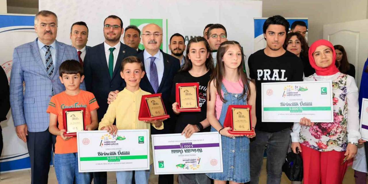 Adana’da "sağlıklı Nesil Sağlıklı Gelecek” Yarışmasının Ödülleri Verildi