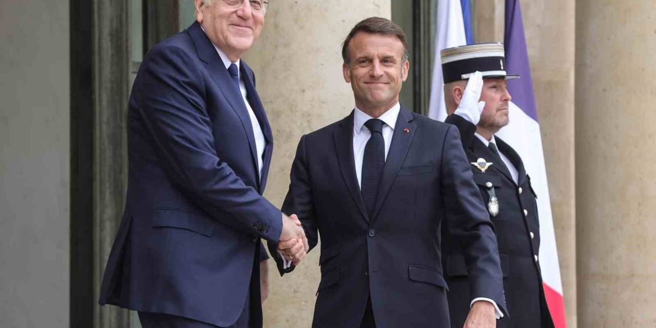 Fransa Cumhurbaşkanı Macron, Lübnan Başbakanı Mikati İle Görüştü