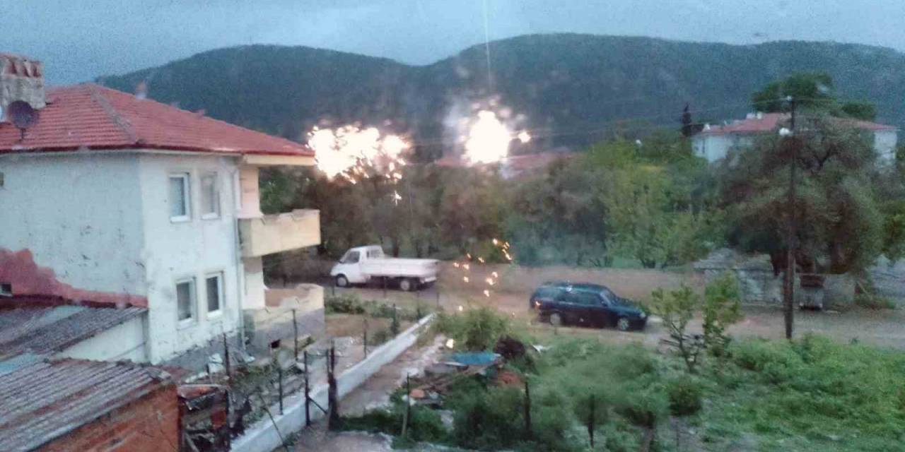 Elektrik Tellerinin Teması Sonrası Patlama Yaşandı