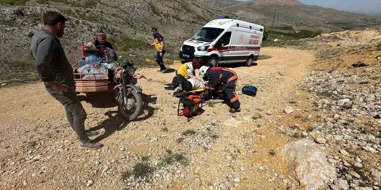 Malatya’da Motosiklet Kazası, 2 Yaralı