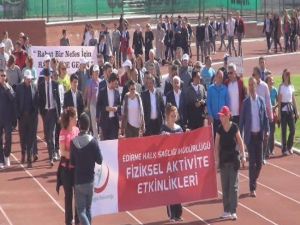 Dünya Yürüyüş Günü’ne Bir Destek De Edirne’den