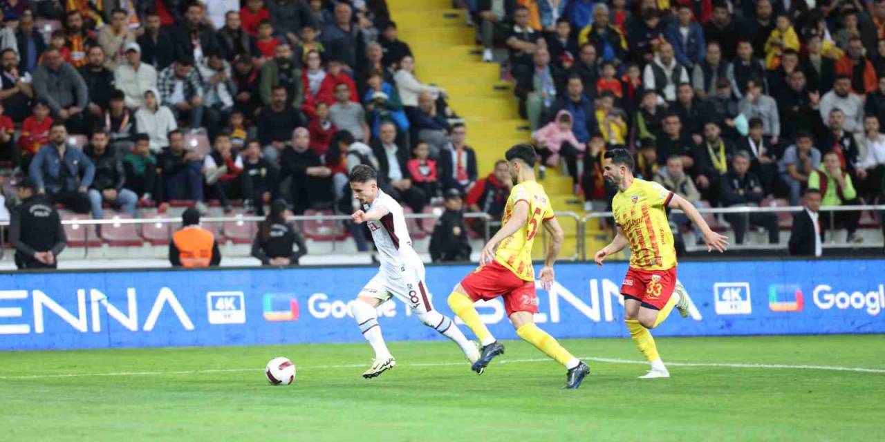 Trendyol Süper Lig: Kayserispor: 1 - Trabzonspor: 2 (Maç Sonucu)