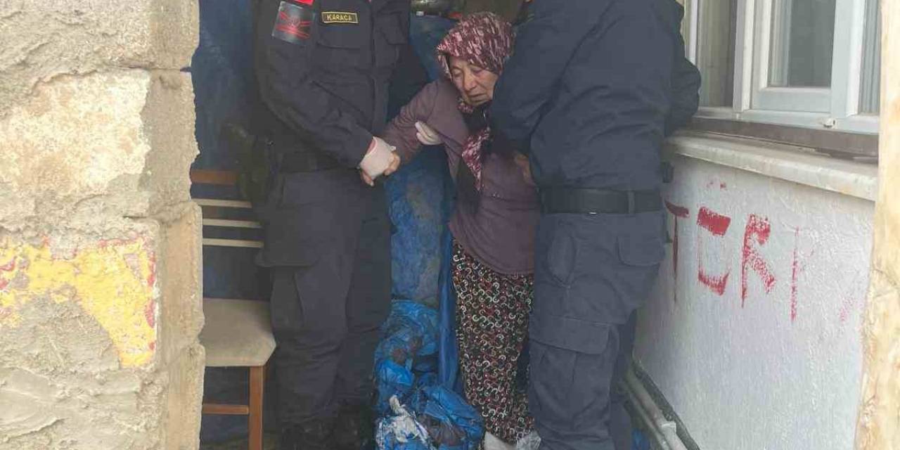 Esrar Yetiştirmekten Hapis Cezasıyla Aranan Kadını Jandarma Brandanın Altında Yakaladı