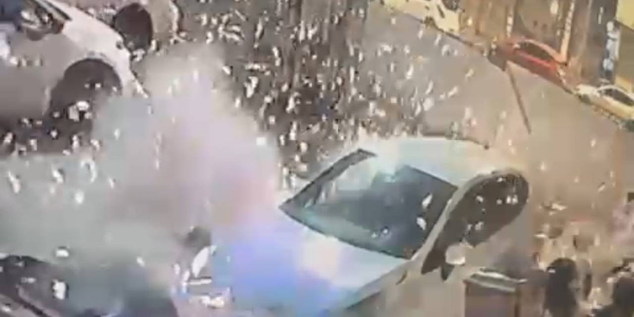 Bakan Ali Yerlikaya Açıklamıştı... Kağıthane’deki Otoparka El Bombalı Saldırı Kamerada