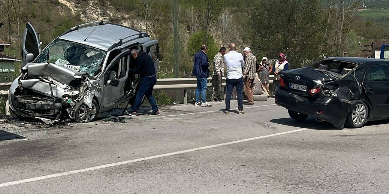 Samsun’da Trafik Kazası: 5 Yaralı