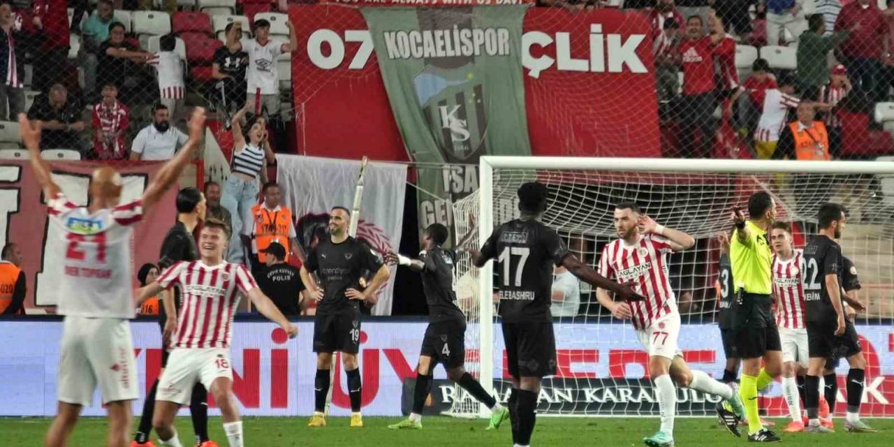 Trendyol Süper Lig: Antalyaspor: 2 - Hatayspor: 1 (Maç Sonucu)