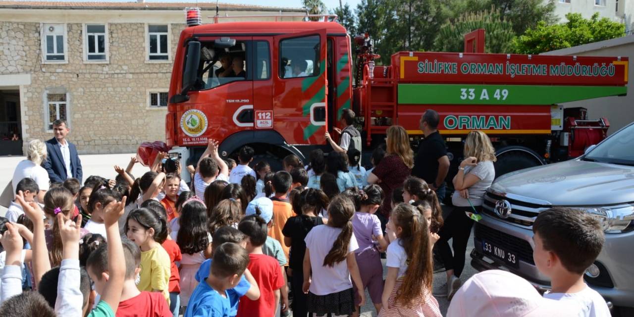 Öğrencilere Orman Yangınlarıyla Mücadele Anlatıldı