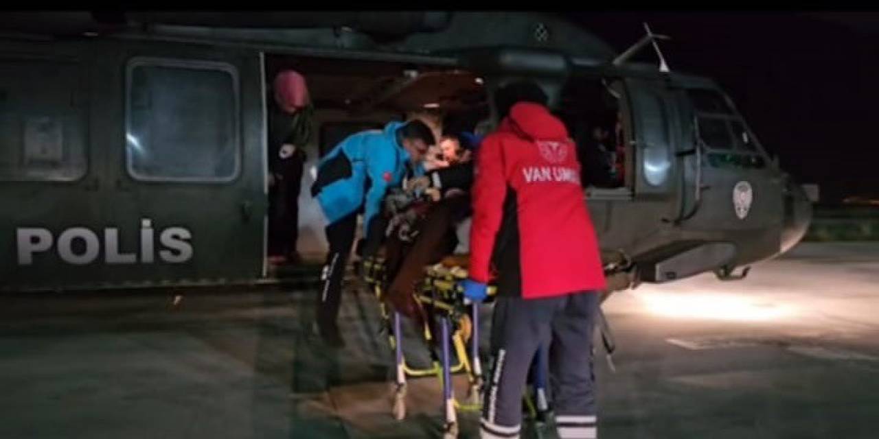 Kalp Krizi Geçiren Hasta İçin Sikorsky Helikopter Havalandı