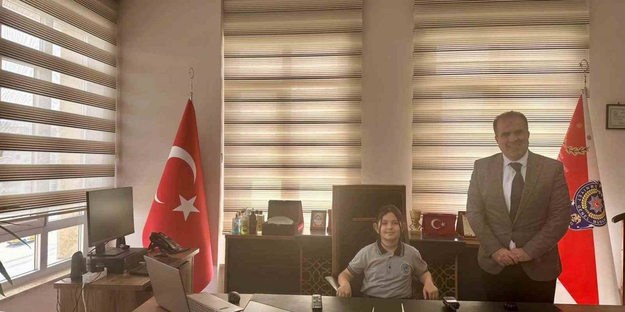 Gazipaşa İlçe Emniyet Müdürü Kayhan Koltuğunu Buse’ye Devretti