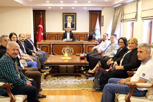 KOGACE Başkanı Gürol ve Ekibinden Vali Yazıcı'ya Ziyaret