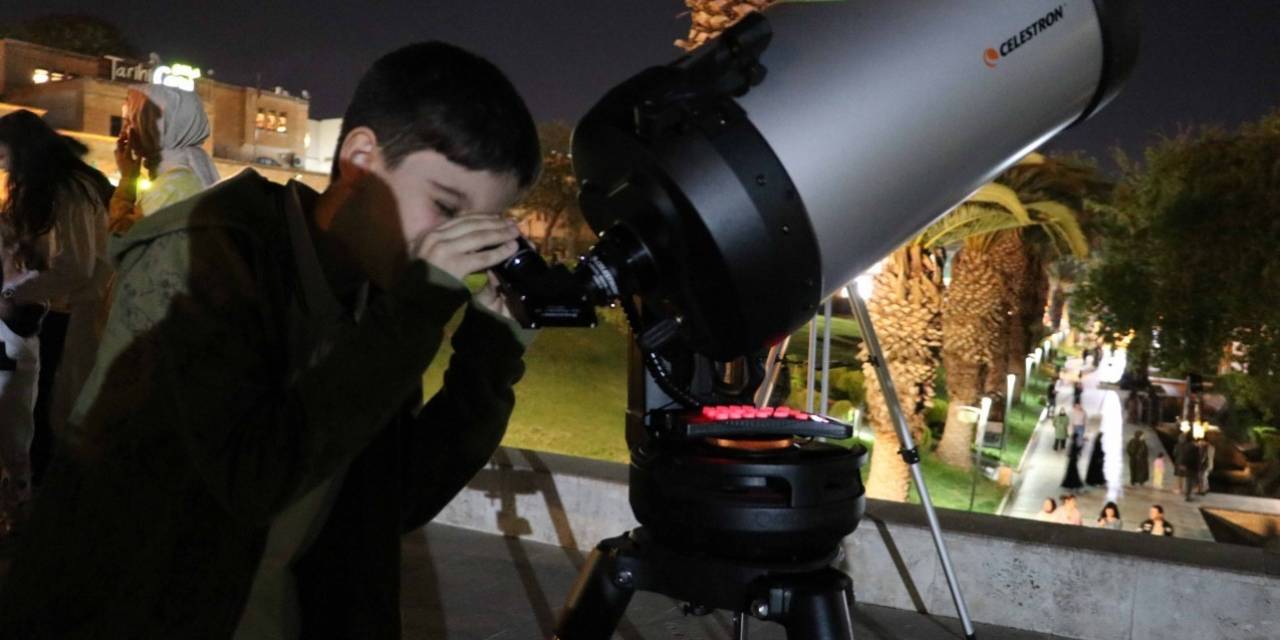 Balıklıgöl’de Teleskoplarla Çocuklara Gökyüzü İzletildi