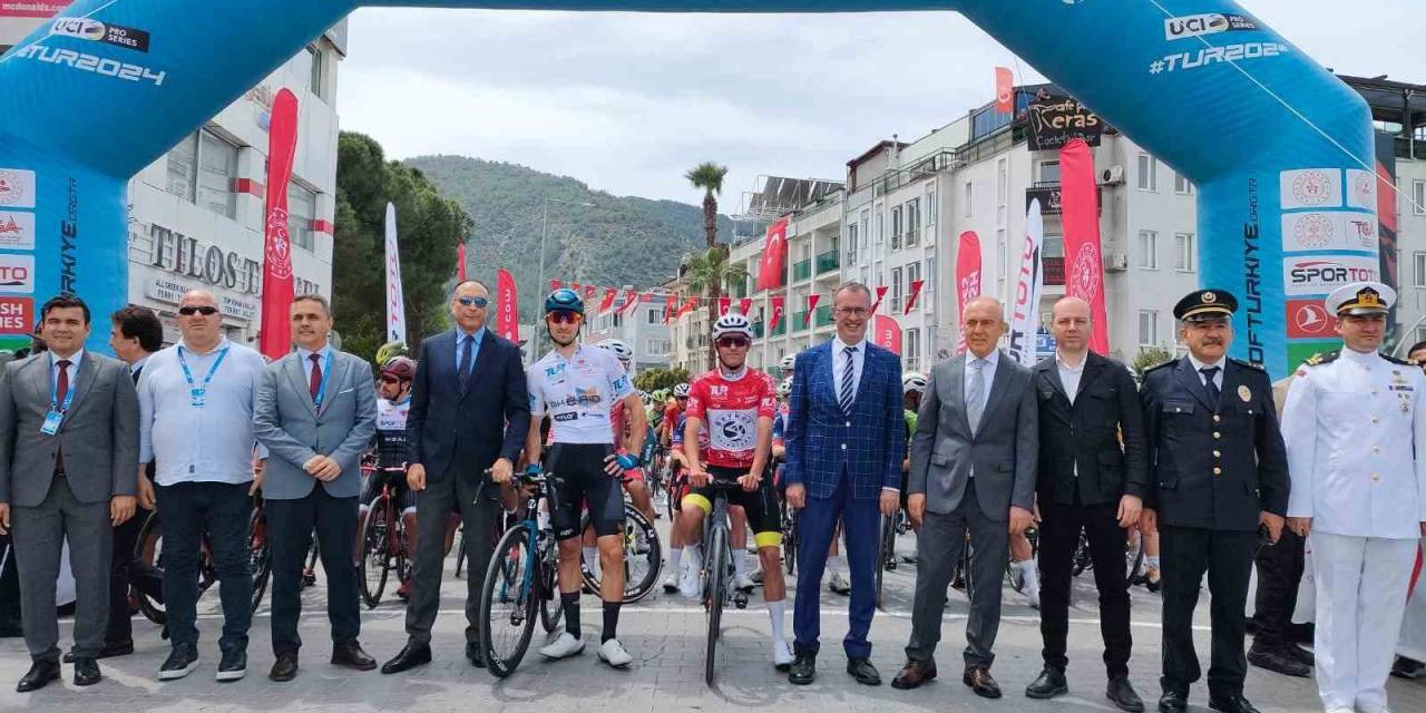 Cumhurbaşkanlığı Bisiklet Turu’nun Fethiye-marmaris Etabı Başladı