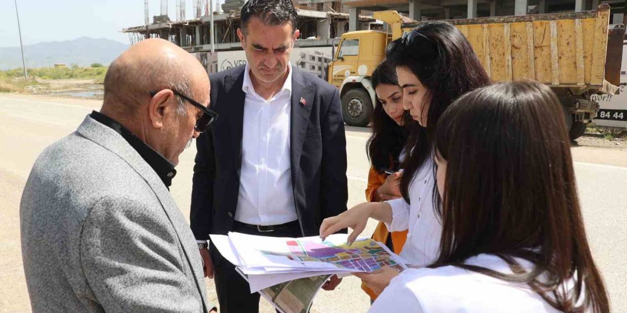 Başkan Arıcı Proje Alanlarında İnceleme Yaptı