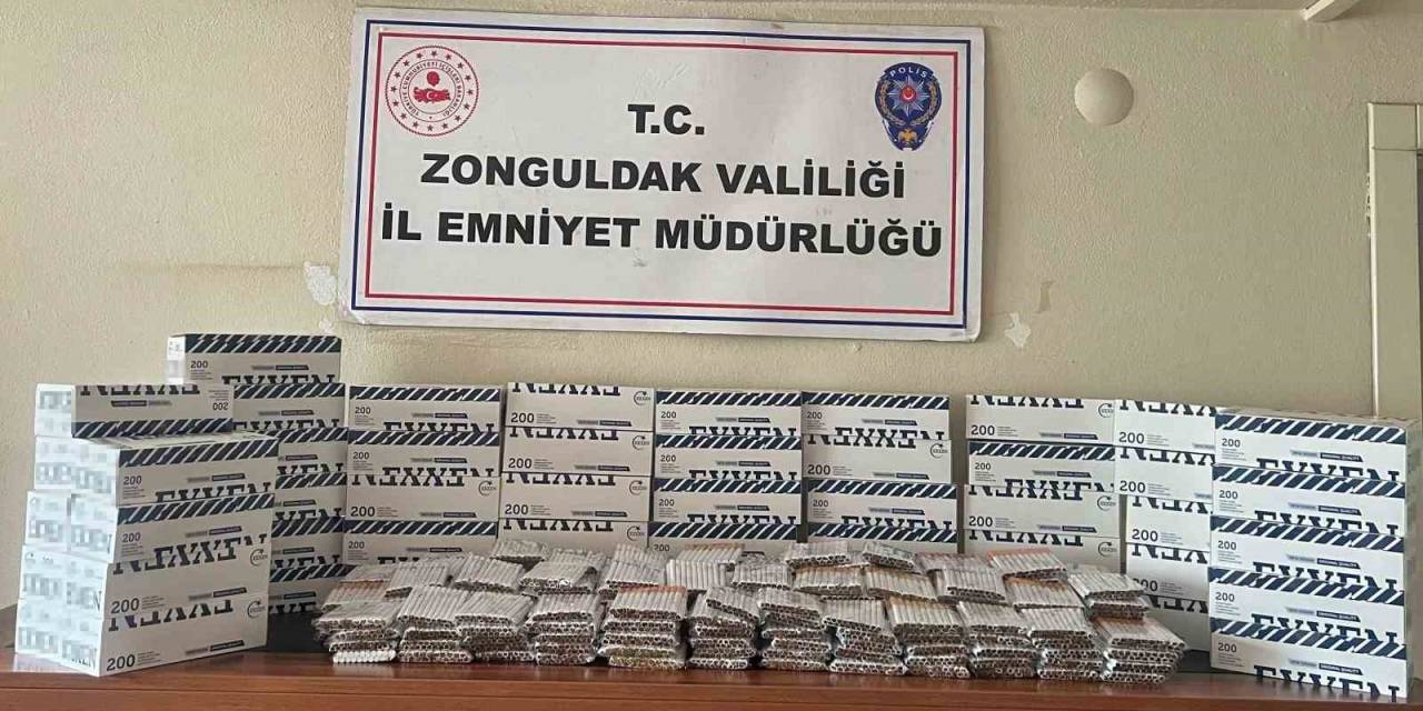 Zonguldak’ta 24 Bin Adet Makaron Ele Geçirildi