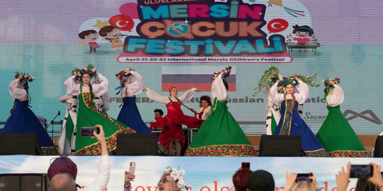 Dünya Çocukları Mersin’deki Festivalde Buluştu