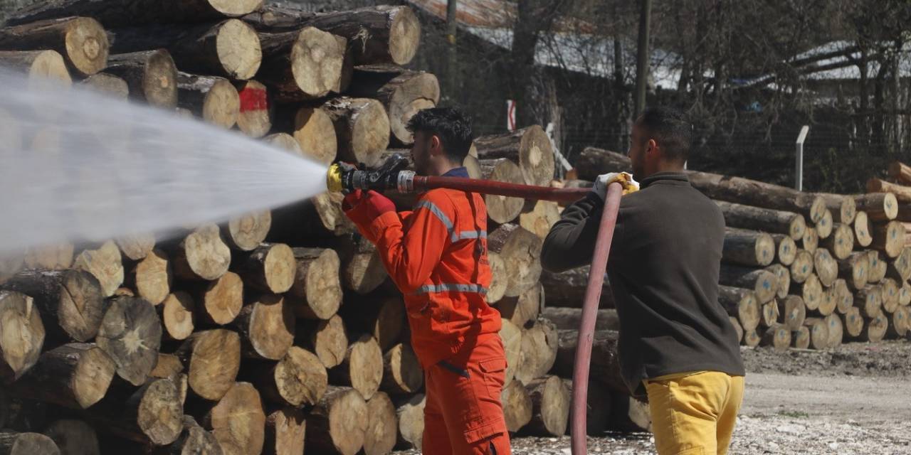 Bolu’da Muhtemel Orman Yangınlarına Yönelik Eğitim Tatbikatı Yapıldı